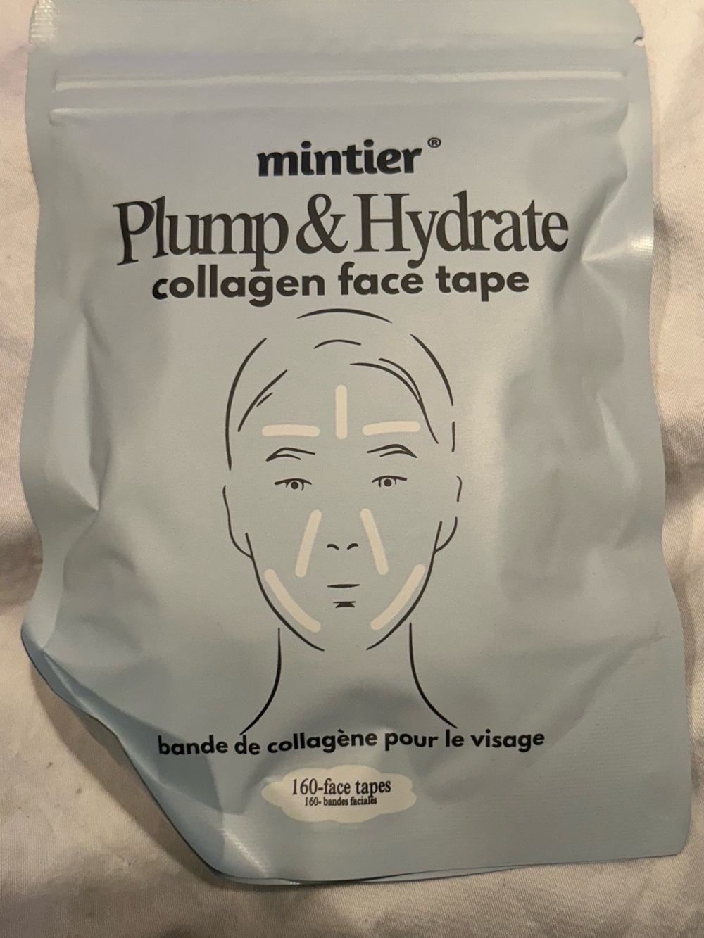 mintier® Plump & Hydrate collagen face tape